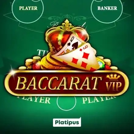 Baccarat VIP logo by Platipus Lollyspins Casino