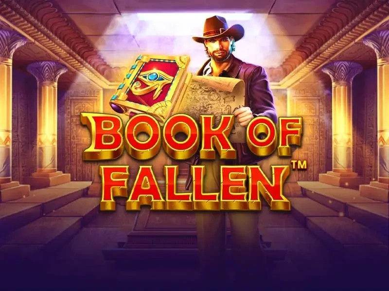Book of the Fallen online game logo by Pragmatic Play on lollyspins.vip