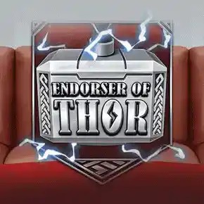 Endorser Of Thor online game logo by KA Gaming on lollyspins.vip