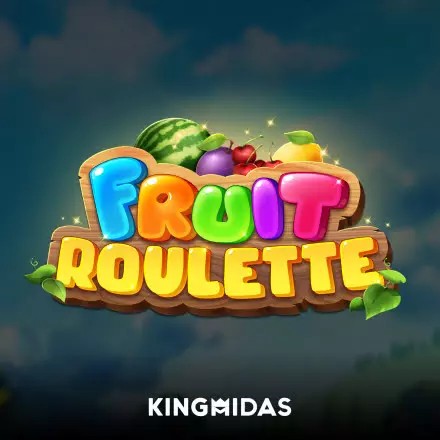Fruit Roulette logo by King Midas Lollyspins Casino