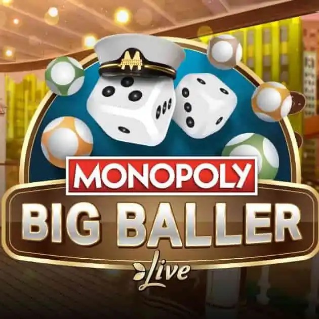 MONOPOLY Big Baller game by Evolution – logo hosted on Lollyspins Casino