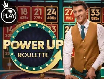 Power UP Roulette by Pragmatic Play, showcased at lollyspins.vip – game logo