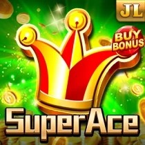 Slots logo of Super Ace from Jili Games at Lollyspins Casino