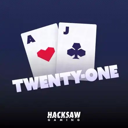 Twenty-One game by Hacksaw Gaming – logo hosted on Lollyspins Casino
